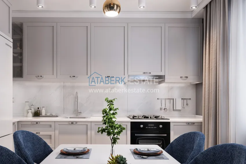 Приобрести Квартиры в районе Авсаллар от инвестора в строящемся комплексе 6 