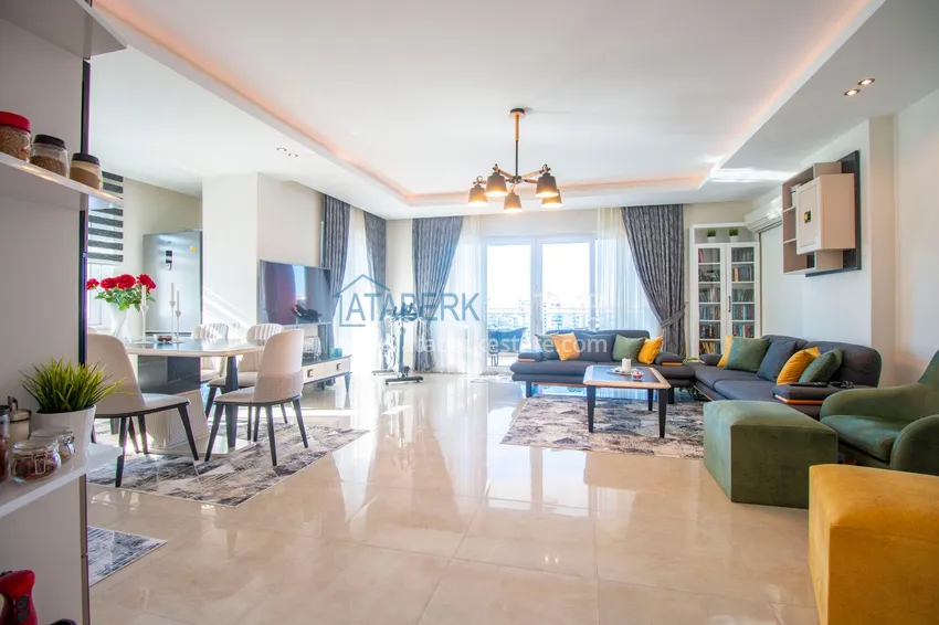 Приобрести Квартира меблированная с видом на горы и море в Махмутларе  7 