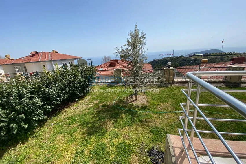 Вилла в Алании - район Бекташ меблированная с видовыми характеристиками 3 