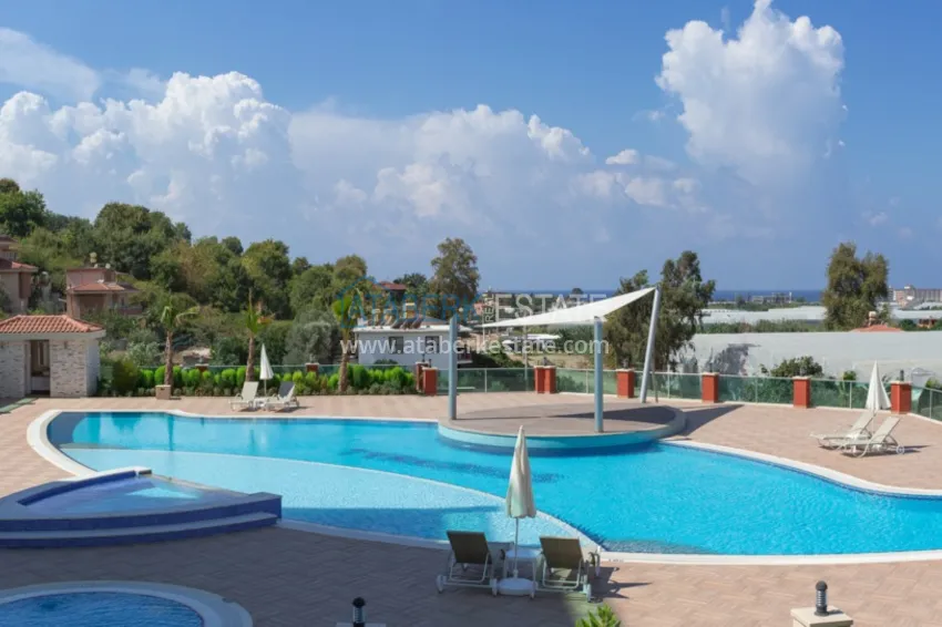 Дуплекс в Алании – район Каргыджак, двухуровневый с выходом в сад 7 