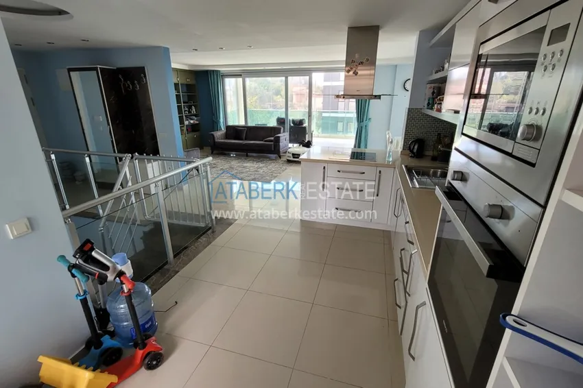 Приобрести Дуплекс в Алании – район Каргыджак, двухуровневый с выходом в сад 9 