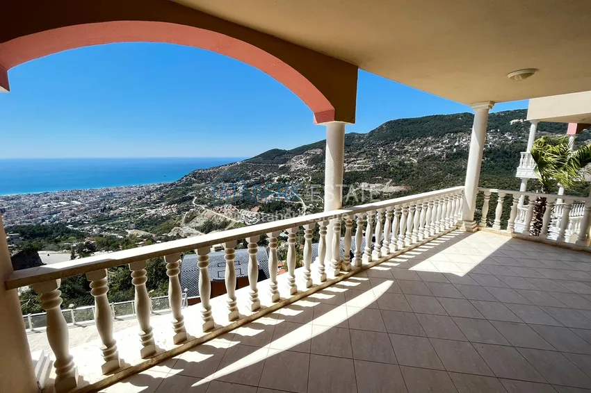 Видовой садовый дуплекс в Алании – Бекташ, меблированный 1 