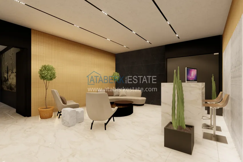 Недорогие квартиры от застройщика в Алании район Окурджалар на этапе проекта 7 