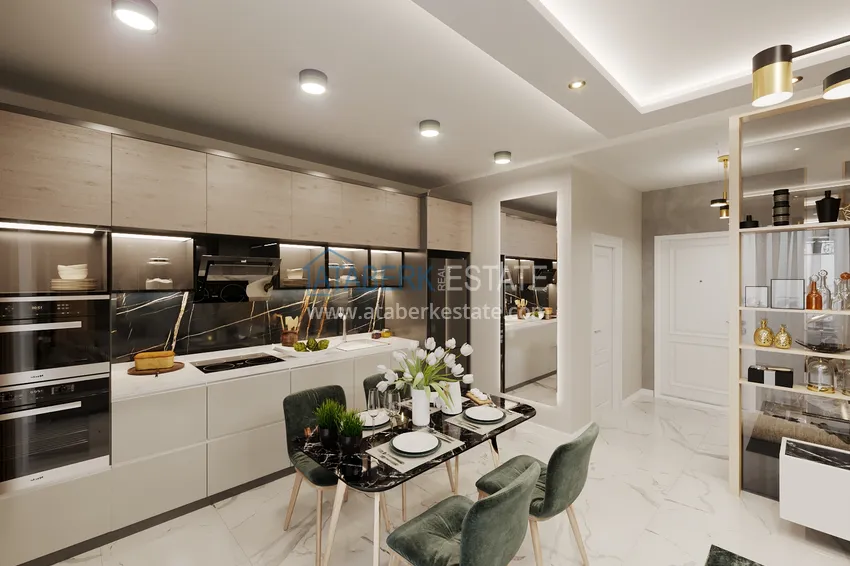 Приобрести Новый инвестиционный проект жилого комплекса в Махмутларе напрямую от застройщика по минимальным стартовым ценам 17 