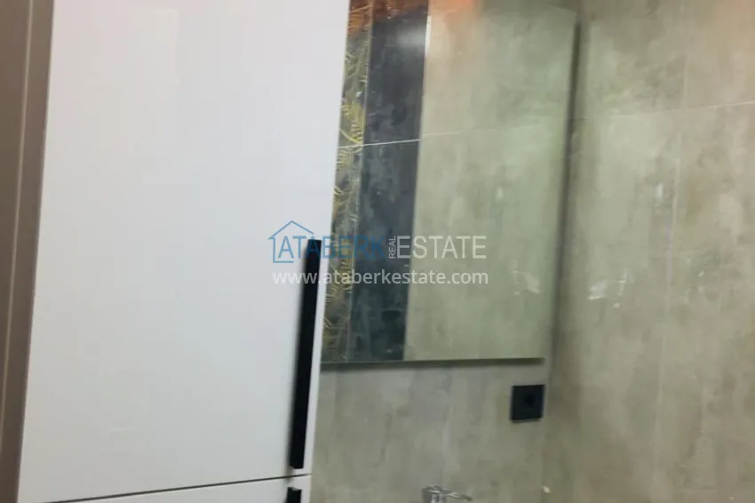 Приобрести Дуплекс в Газипаше с чистовой отделкой и видом на море в новом жилом комплексе 7 