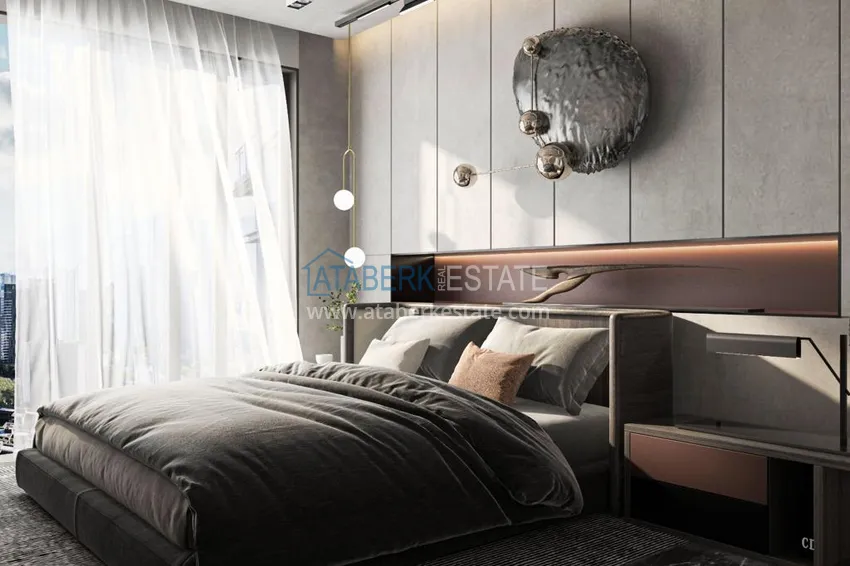 Приобрести Квартиры в Алании район Окурджалар – новый проект офф-плана на первой береговой  9 