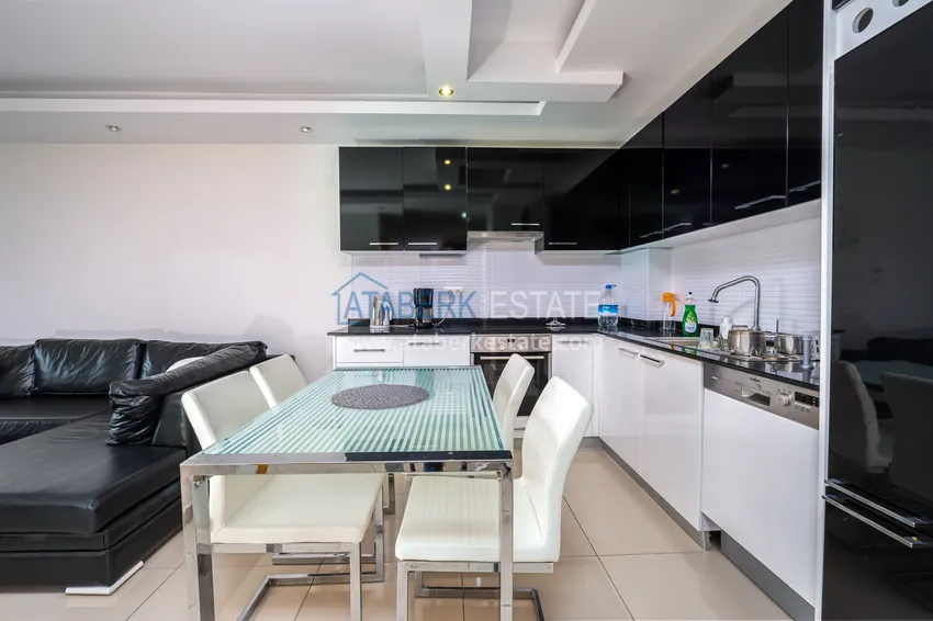 Приобрести Квартира в Джикджилли меблированная с видом на море в престижном жилом комплексе 7 