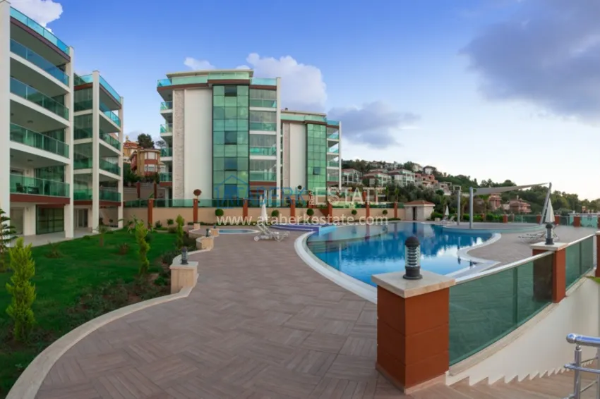 Дуплекс в Алании – район Каргыджак, двухуровневый с выходом в сад 8 