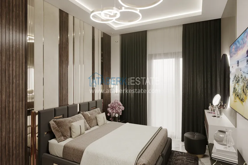 Приобрести Новый инвестиционный проект жилого комплекса в Махмутларе напрямую от застройщика по минимальным стартовым ценам 8 