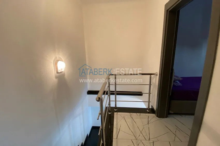 Приобрести Пентхаус – дуплекс в Оба меблированный в молодом современном комплексе с видом на горы 8 