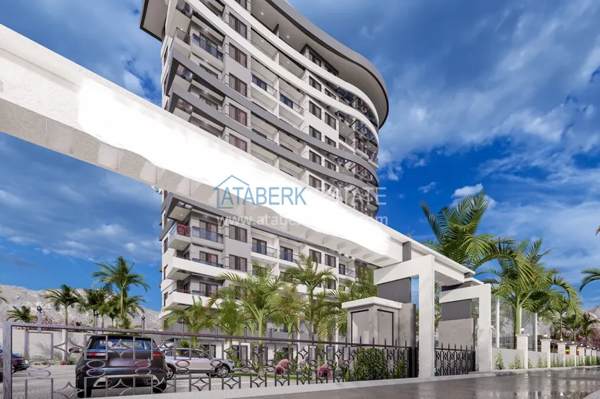 Новый современный проект в районе Махмутлар по ценам от застройщика 8 