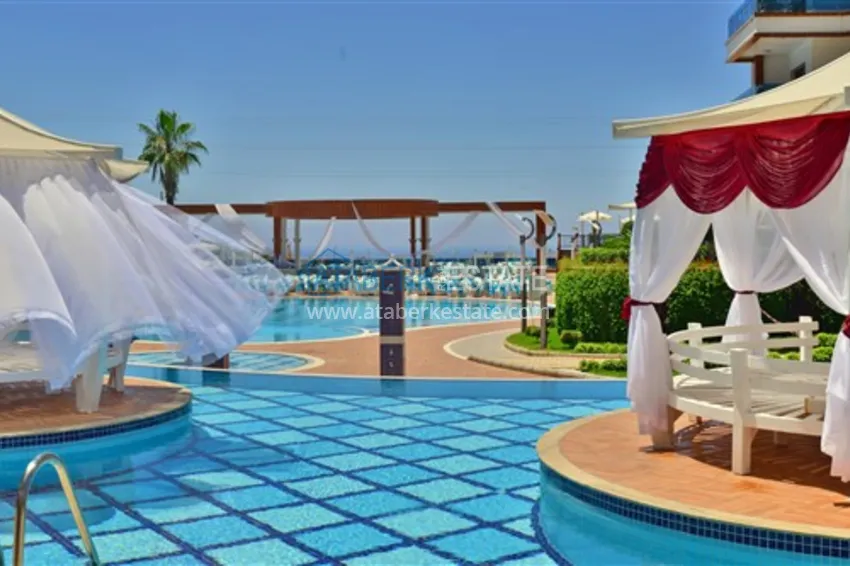 Квартира в Махмутларе, с мебелью и видом на море и горы 9 