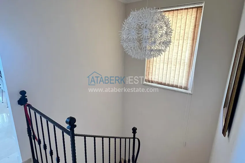 Приобрести Видовой садовый дуплекс в Алании – Бекташ, меблированный 10 