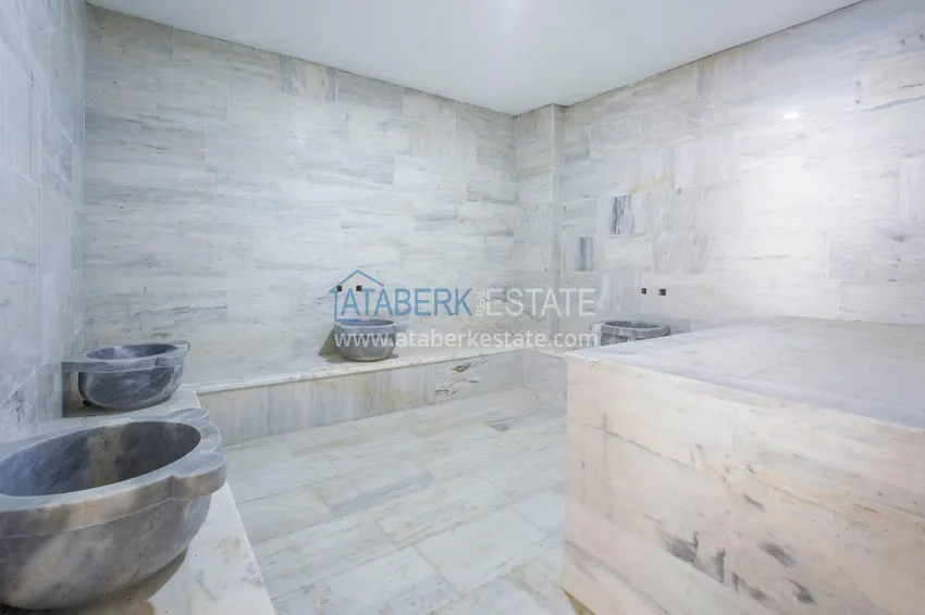 Пентхаус в Махмутларе меблированный с видом на море в молодом комплексе 9 