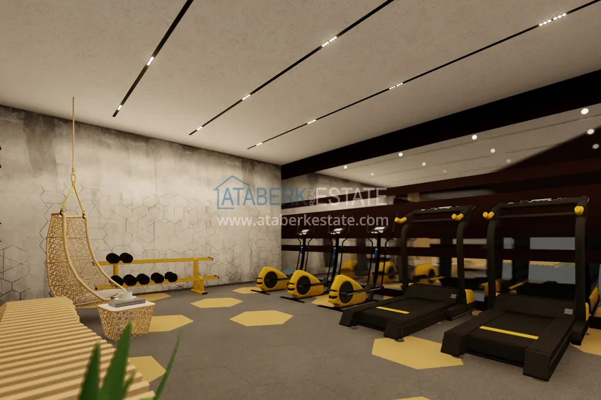 Недорогие квартиры от застройщика в Алании район Окурджалар на этапе проекта 9 