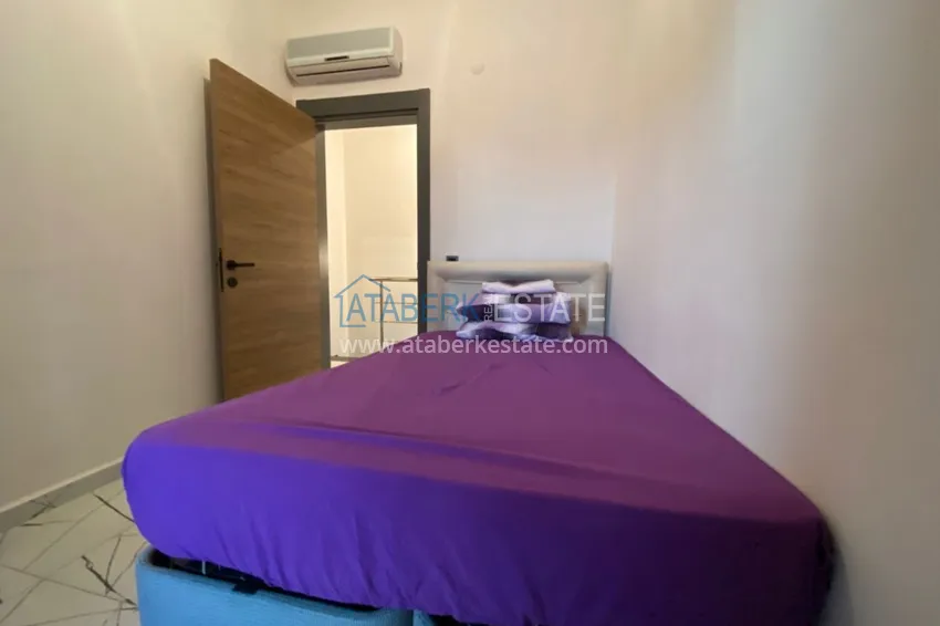 Приобрести Пентхаус – дуплекс в Оба меблированный в молодом современном комплексе с видом на горы 9 