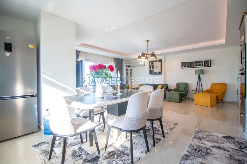 Приобрести Квартира меблированная с видом на горы и море в Махмутларе  10 