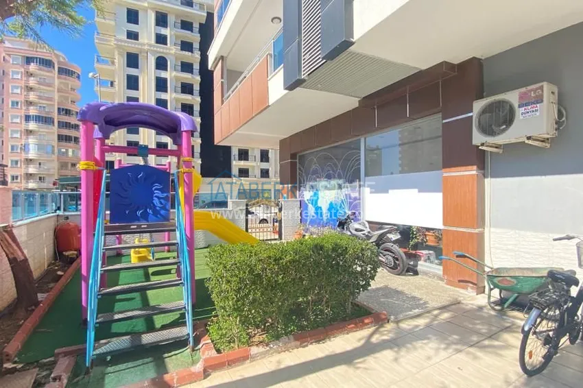 Квартира в Махмутларе – центр района с мебелью и отдельной кухней  9 