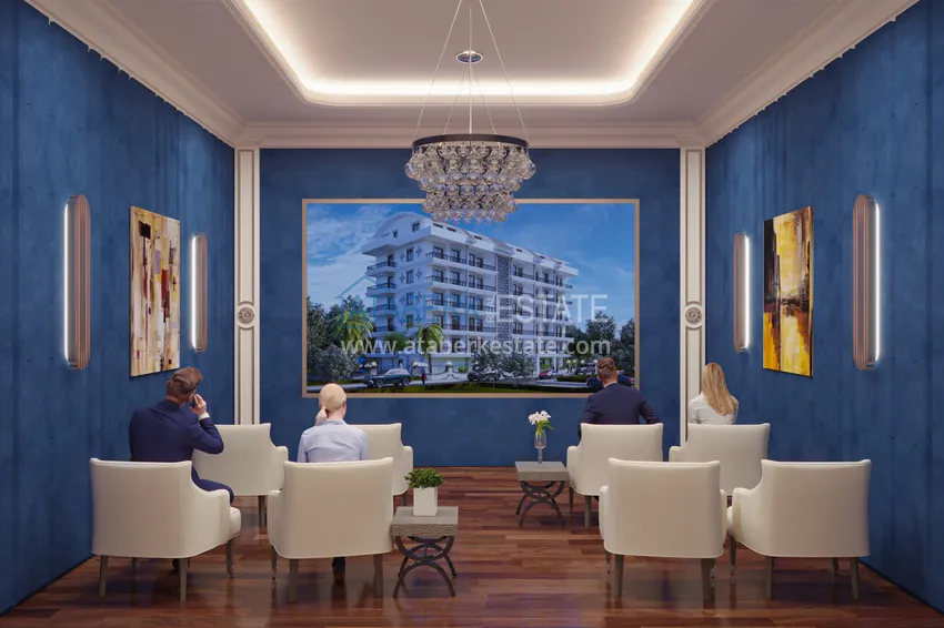 Квартира в Махмутларе с чистовой отделкой в элитном комплексе с хорошей инфраструктурой 3 