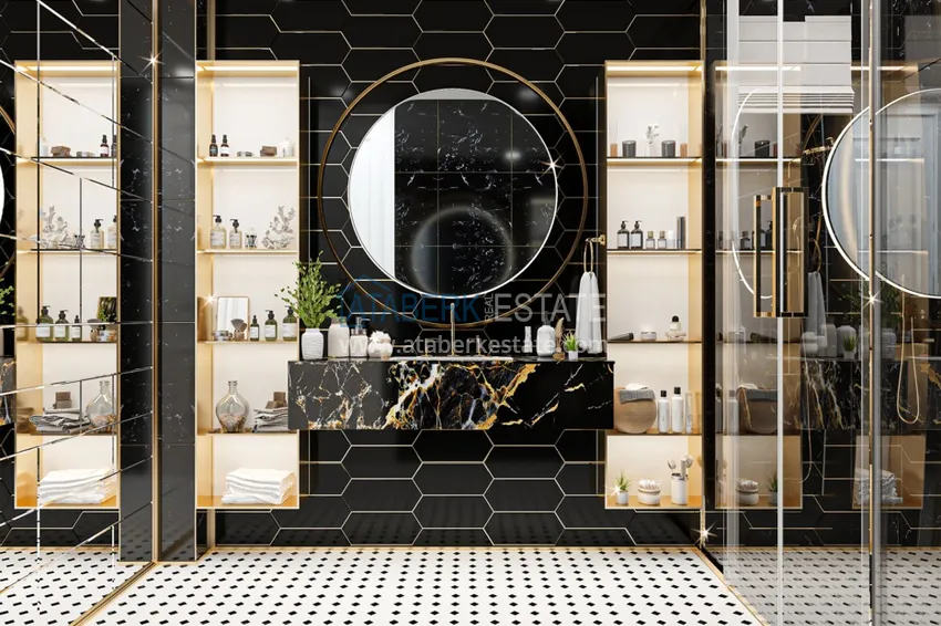 Приобрести Видовая роскошная частная вилла в районе Каргыджак на этапе проекта  15 