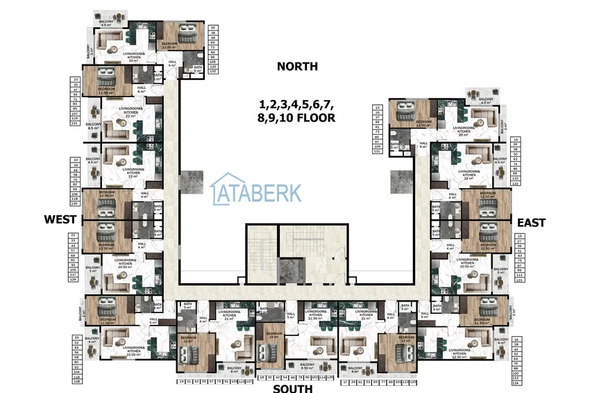 Купить дешево Новый современный проект в районе Махмутлар по ценам от застройщика 3 