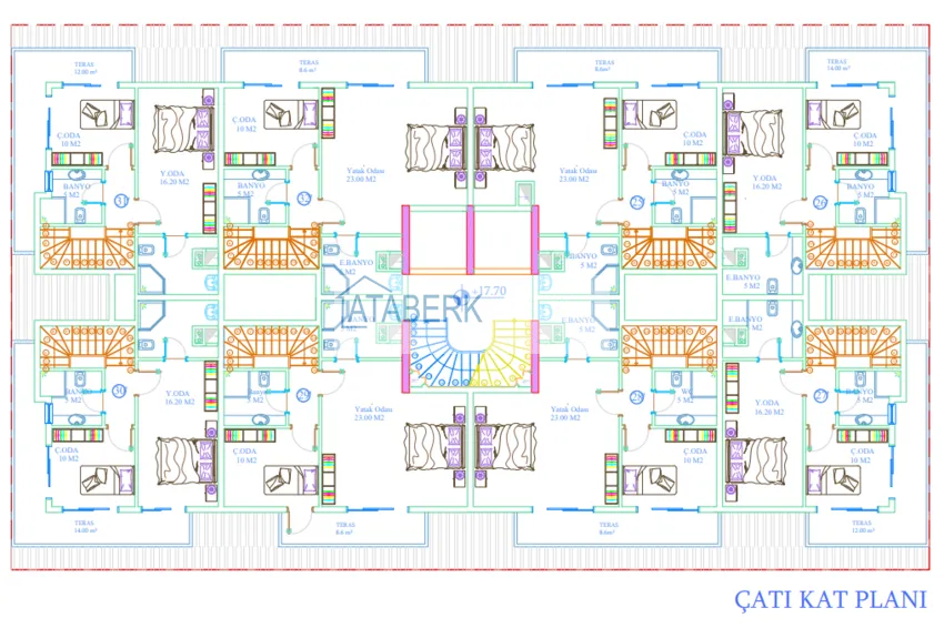 Купить дешево Квартиры в Алании район Окурджалар – новый проект офф-плана на первой береговой  6 