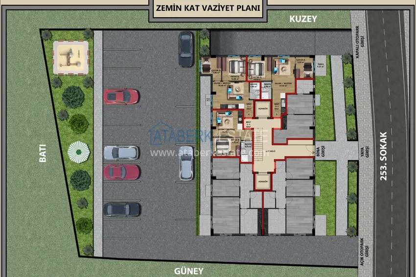 Купить дешево Квартиры в центре Анталии, в комплексе на этапе строительства 1 