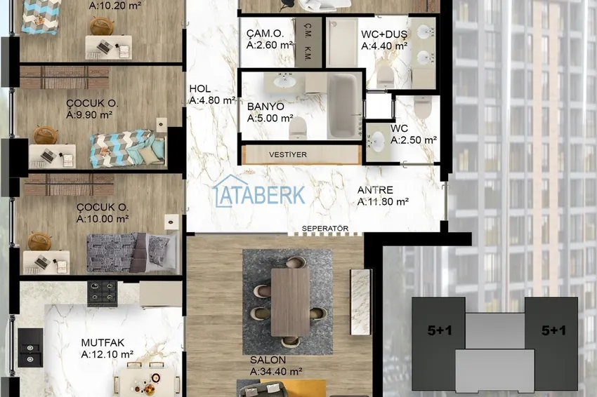 Купить дешево Масштабный проект жилого комплекса в районе Дошемеалты – Анталия 4 