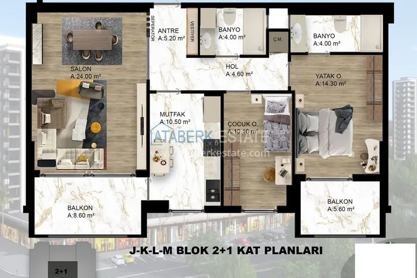 Купить дешево Масштабный проект жилого комплекса в районе Дошемеалты – Анталия 7 