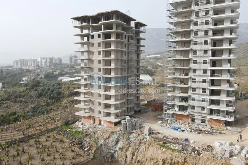 Новый строящийся проект жилого комплекса в Алании - район Махмутлар 12 