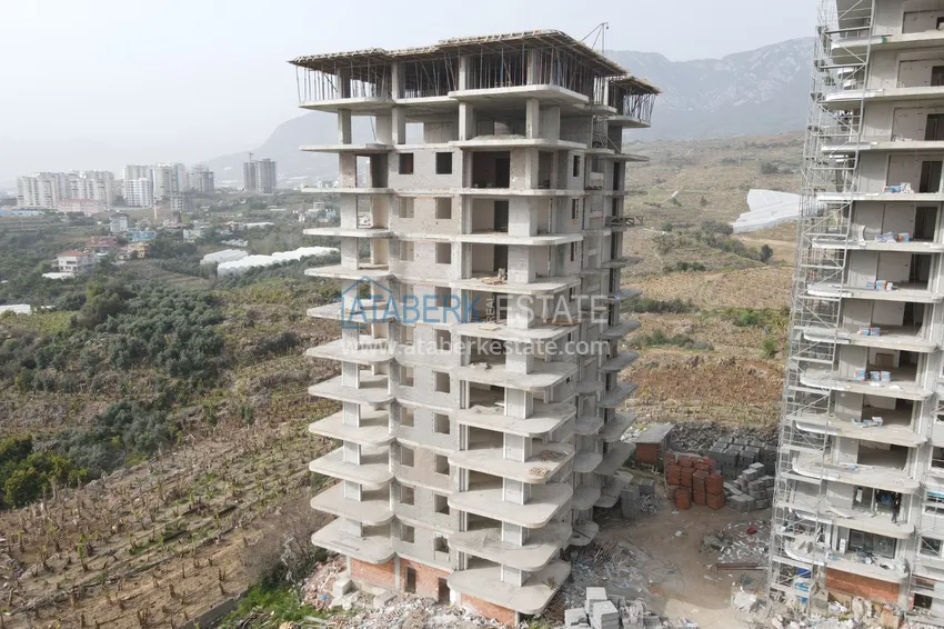 Новый строящийся проект жилого комплекса в Алании - район Махмутлар 14 