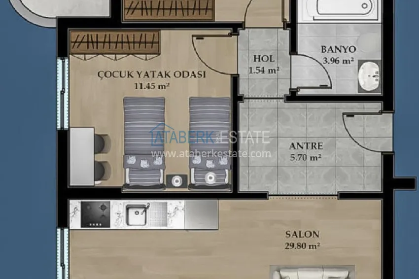 Купить дешево Новый строящийся проект жилого комплекса в Алании - район Махмутлар 3 