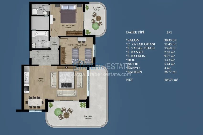 Купить дешево Новый строящийся проект жилого комплекса в Алании - район Махмутлар 5 