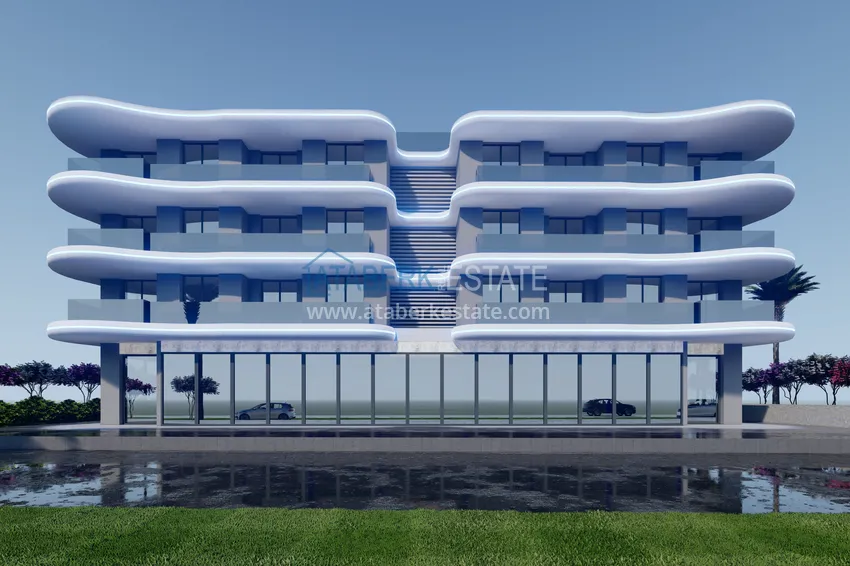 Квартиры в Алании район Окурджалар – новый проект офф-плана на первой береговой  10 