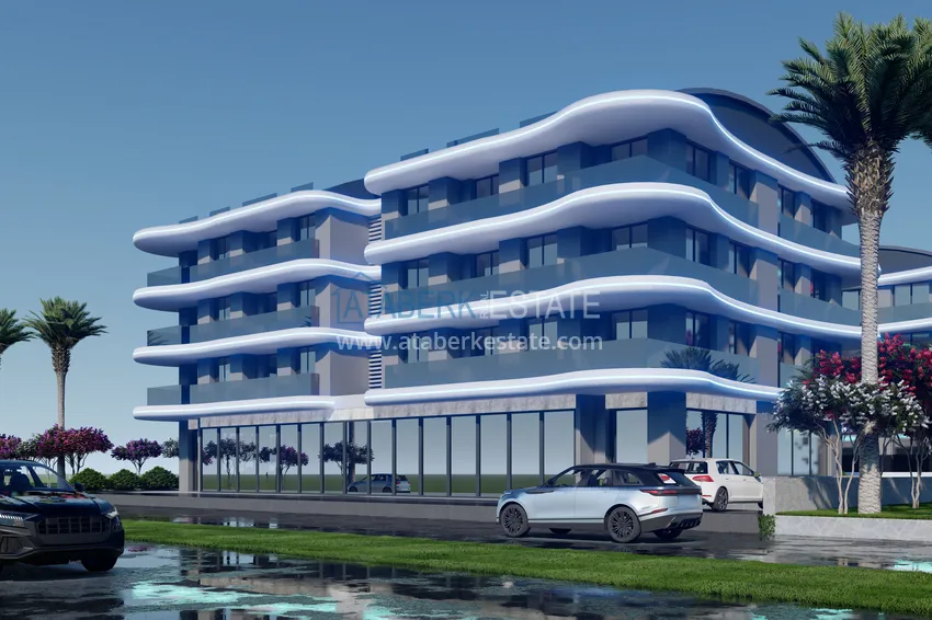 Квартиры в Алании район Окурджалар – новый проект офф-плана на первой береговой  1 