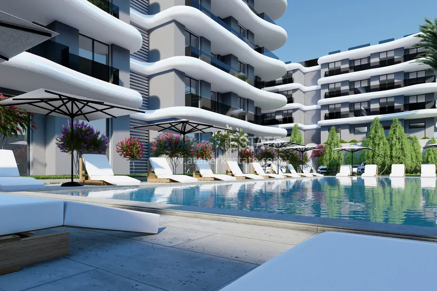 Квартиры в Алании район Окурджалар – новый проект офф-плана на первой береговой  9 