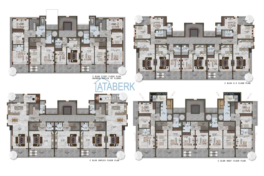 Купить дешево Квартиры в Каргыджаке от инвестора в строящемся комплексе  1 
