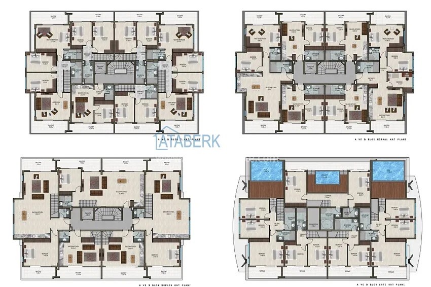 Купить дешево Квартиры в Каргыджаке от инвестора в строящемся комплексе  4 