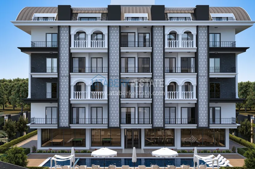 Новый проект малоэтажного жилого комплекса, в районе Оба 14 