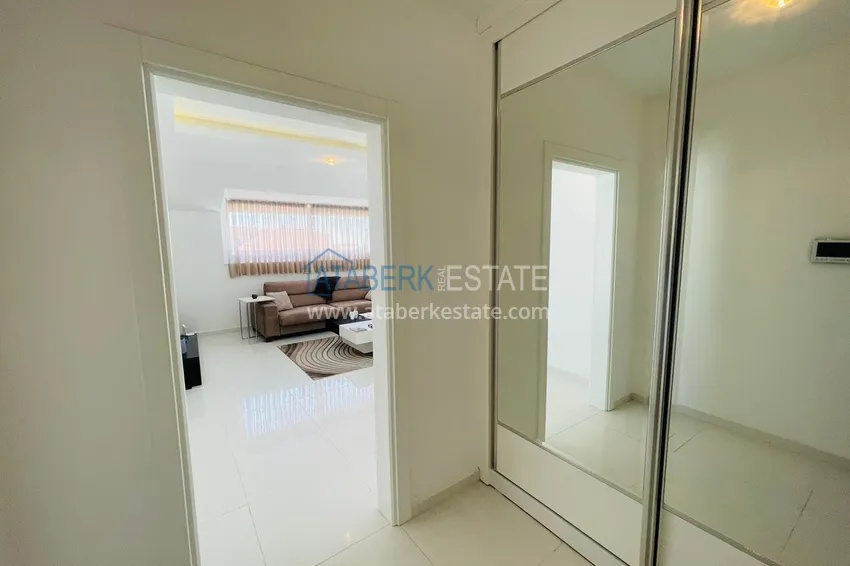 Приобрести Двухуровневый пентхаус в Алании район Кестель с мебелью 2