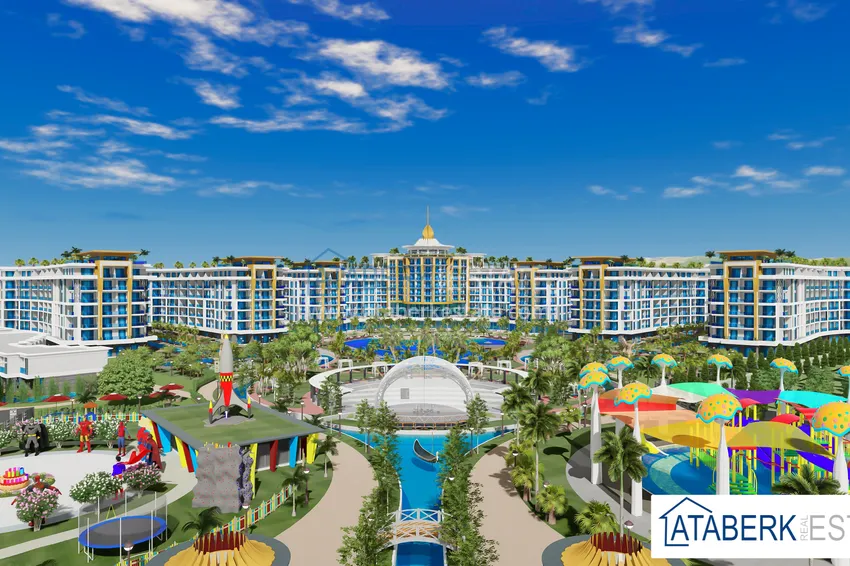 Квартира в Алании – район Тюрклер от инвестора в роскошном комплекс-отеле 1