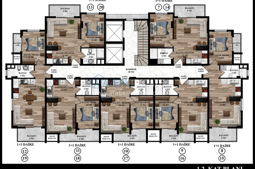 Купить дешево Новый проект малоэтажного жилого комплекса, в районе Оба 2 