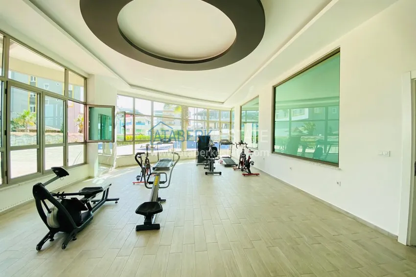 Квартира в Махмутларе с мебелью и видом на море с развитой инфраструктурой 15 