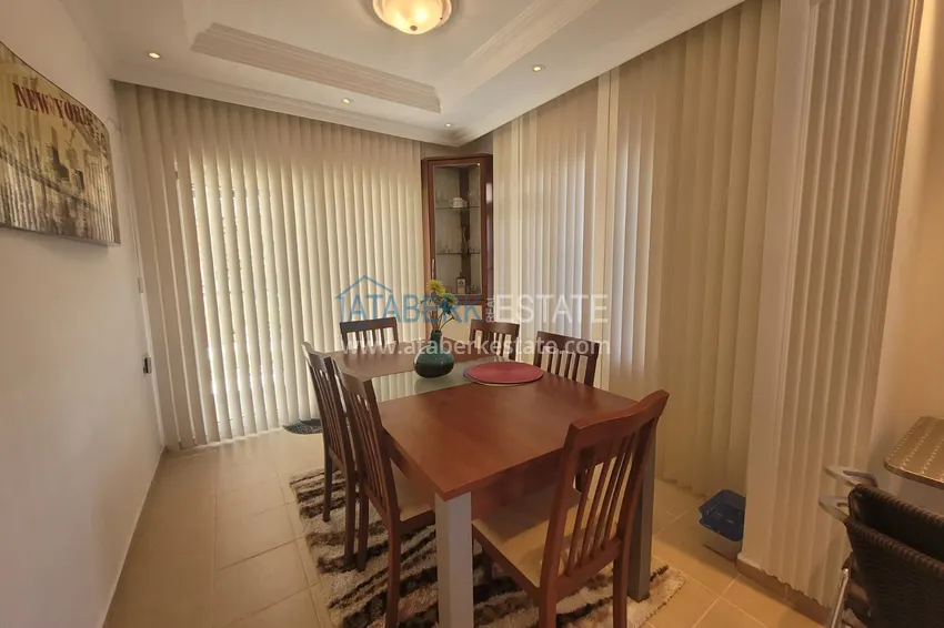 Приобрести Квартира в Алании - район Тосмур, трехкомнатная с мебелью в уютном комплексе 11 