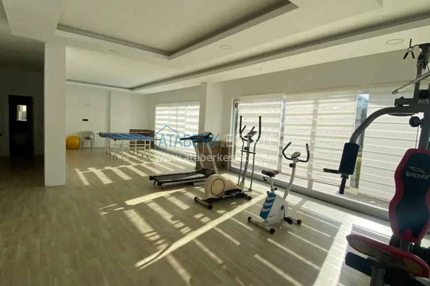 Квартира-дуплекс в Алании район Кестель с мебелью и открытым видом на море 10 