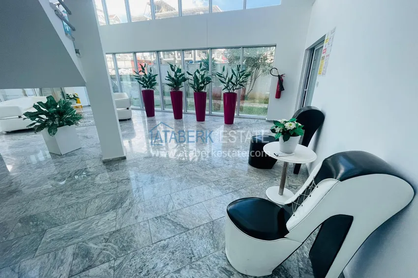 Двухуровневый пентхаус в Алании район Кестель с мебелью 10