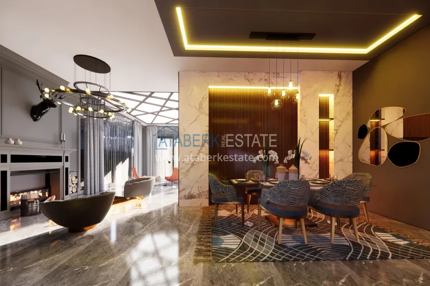 Приобрести Вилла в Каргыджаке в эксклюзивном комплексе на этапе строительства  2 