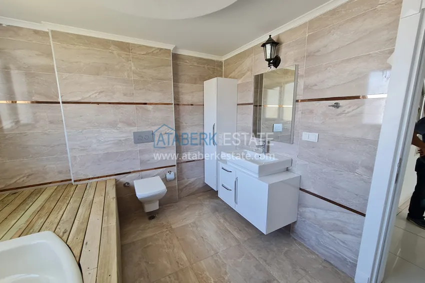 Приобрести Видовой пентхаус-дуплекс в Махмутларе с собственной сауной и джакузи 13 