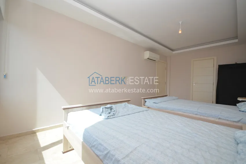 Приобрести Дуплекс в Махмутларе с видом на море и горы в комплексе на первой береговой 12 