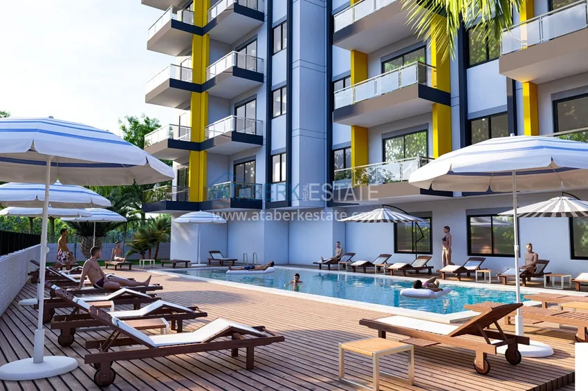 Новый проект жилого комплекса в Алании район Авсаллар 10 